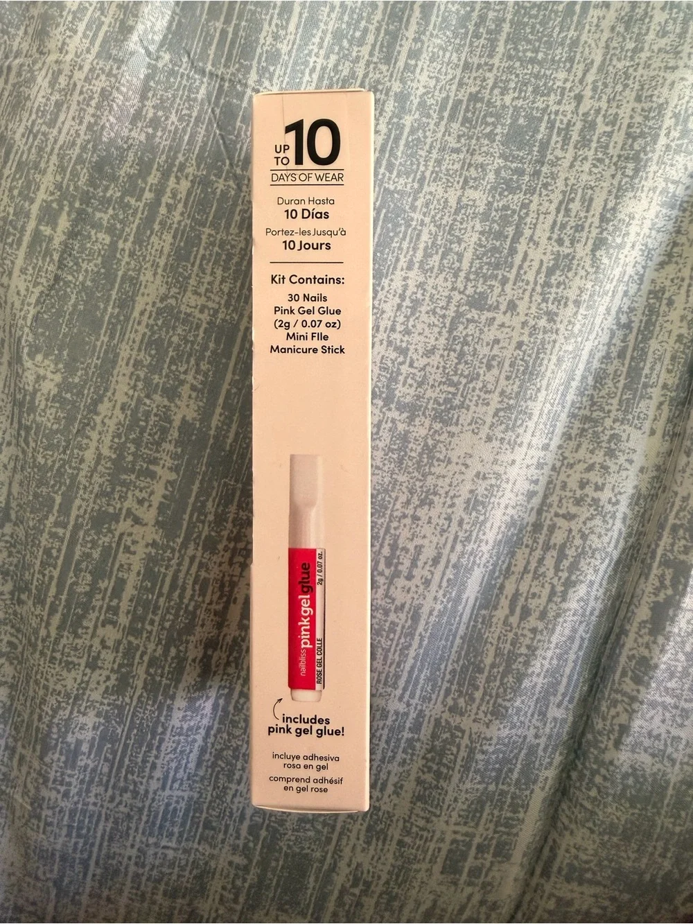 Nailbliss Salon Gel Nails NWT (Set of 2) — Medium, w/ Pink Gel Glue